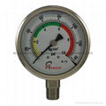 All stainless steel pressure gauge