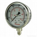 All stainless steel pressure gauge