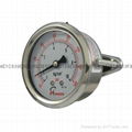 Stainless steel vacuum pressure gauges