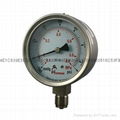 Stainless steel vacuum pressure gauges