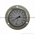 Stainless steel vacuum pressure gauges