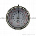 Stainless steel vacuum pressure gauges