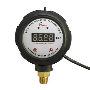 Remote digital pressure gauges for small outer plastic shells