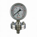 100mm diameter stainless steel diaphragm pressure gauge