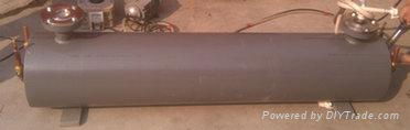 SS304 shell and titanium coil heat exchanger