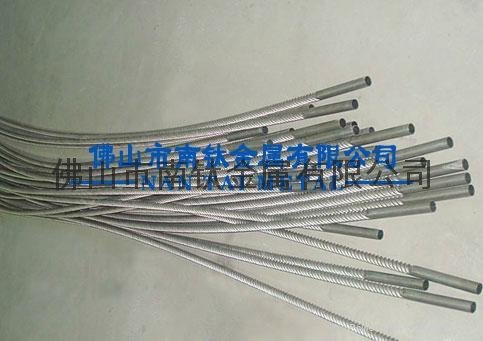 Titanium threaded coaxial tube heat exchanger 2