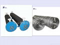 titanium shell and tube heat exchanger for heat pump