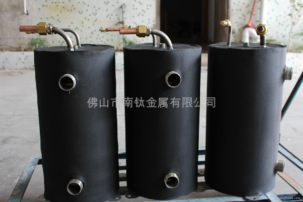 SS304 shell and titanium coil heat exchanger 3