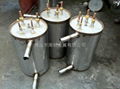 SS304 shell and titanium coil heat exchanger