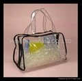 Zipper Cosmetics Plastic Packing Bag/gift bag 