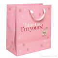 Pink Shopping Bag With Handle  