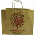 brown kraft paper bag