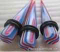 Acrylic Ear tapers piercing jewelry  3