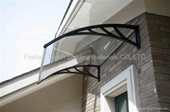 Polycarbonate awning，canopy,PC sheet,DIY