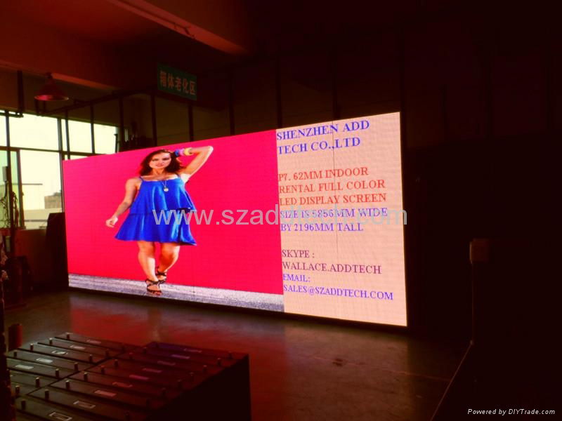 P7.62mm Indoor SMD Full Color LED Display Screen