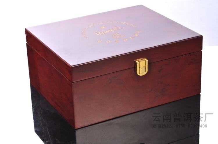 高檔木盒包裝高端禮品袋泡茶 3