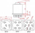 SMA3型單刀多擲射頻同軸開關(常開型)    ST3P-6T DC18GHZ 5