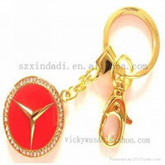 fashion cheap metal key chain 