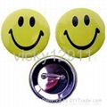 smile tinplate badges