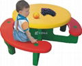 Rotomolding plastic furniture kids chair and desk