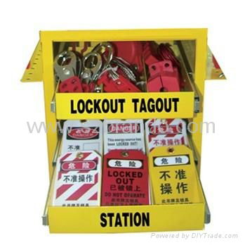 BO-X07 Safety Lockout Kit ,lockout Station for locks  2