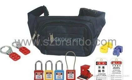 BO-X07 Safety Lockout Kit ,lockout Station for locks  3
