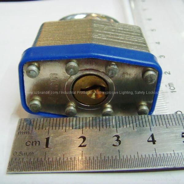 BO-G51 40mm blue short Laminated Padlock , Safety Lockout  3