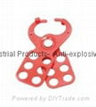 BO-K23/K24 Vinyl Coated steel HASP with hooks, Safety HASP lockout 3