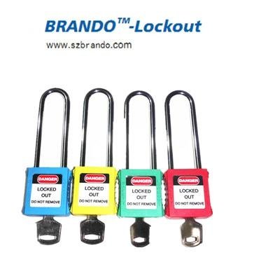 BO-G21 76mm long shackle steel  Padlock ,master key padlocks 1