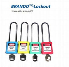 BO-G21 76mm long shackle steel  Padlock ,master key padlocks