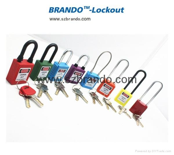 BO-G81 Safety Long Body Padlocks with Steel Shackle 4