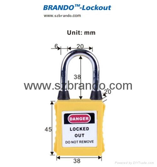 BO-G05 Safety Dust Proof Padlock with Steel Shackle 2