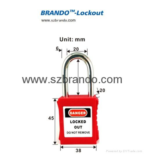 BO-G01 38mm short shackle steel  Padlock , Keyed alike padlocks 2