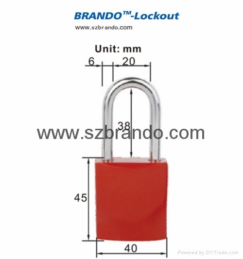 BO-G61/G62 Aluminum Padlock , Safety Lockout  2