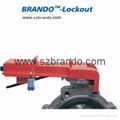 BO-F21 Butterfly Valve Lockout for 8mm to 45mm Valve Rod 2