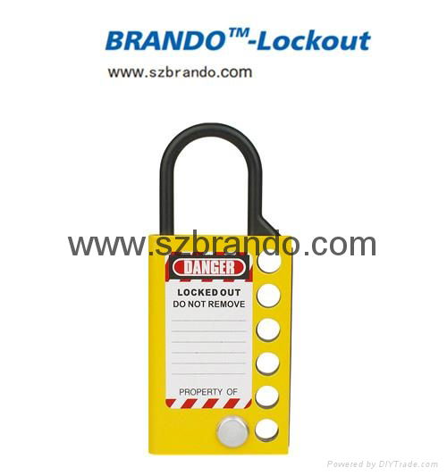 BO-K52 Six Hole Aluminum Lockout Hasp