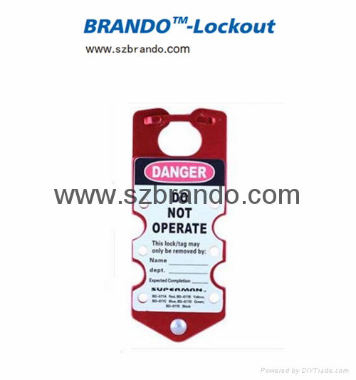 BO-K53 Seven Hole Aluminum Lockout Hasp