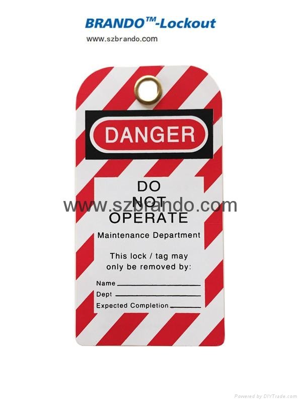 BO-T04 PVC Tag, Safety labels, Warning Tapes 2