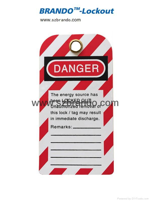 BO-T04 PVC Tag, Safety labels, Warning Tapes 3