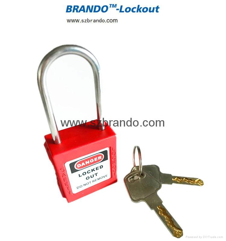 BO-G41 Thin Shackle Xenoy Padlocks 2