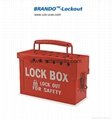 BO-X02 Safety Lock Station for locks , steel shackle box 2