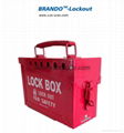 BO-X02 Safety Lock Station for locks , steel shackle box