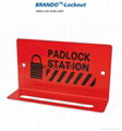 BO-S001 Safety Lock Station for locks ,mini padlock station