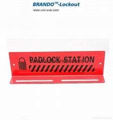 BO-S002 10pcs mini padlock Station  ,mini padlock station