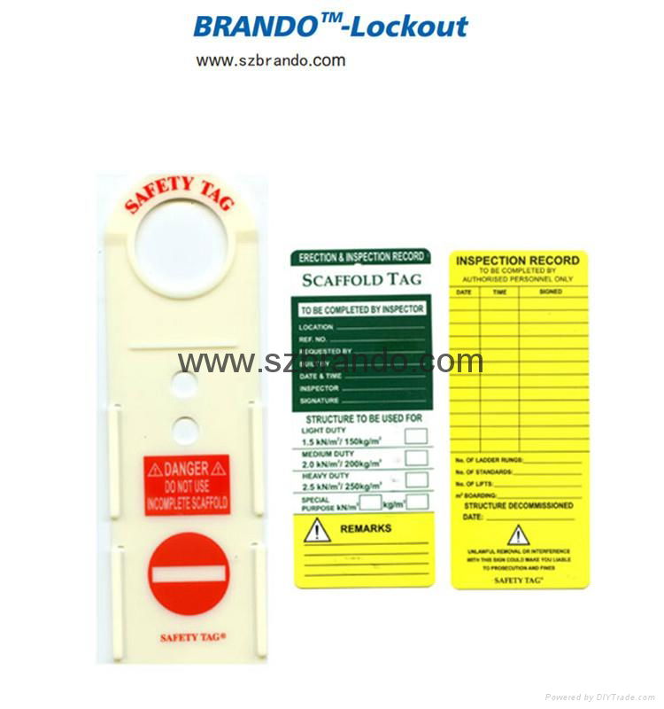 BO-T05 /T06 Safety Scaffold Tag, Lockout Tagout 3