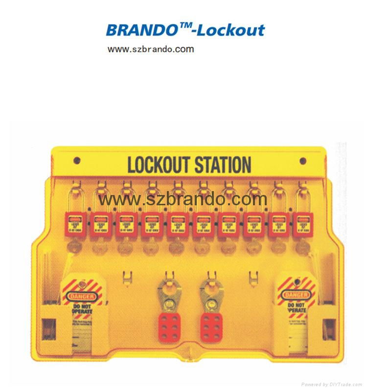 BO-S11,S12 Safety Lock Station , Equipped 5-20pcs locks 3