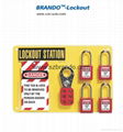 BO-S21/S22 4-Lock Lockout center, Safety Lock Station for locks 1