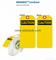 BO-T07 PVC Caution Tagout Label, Safety Tags 5
