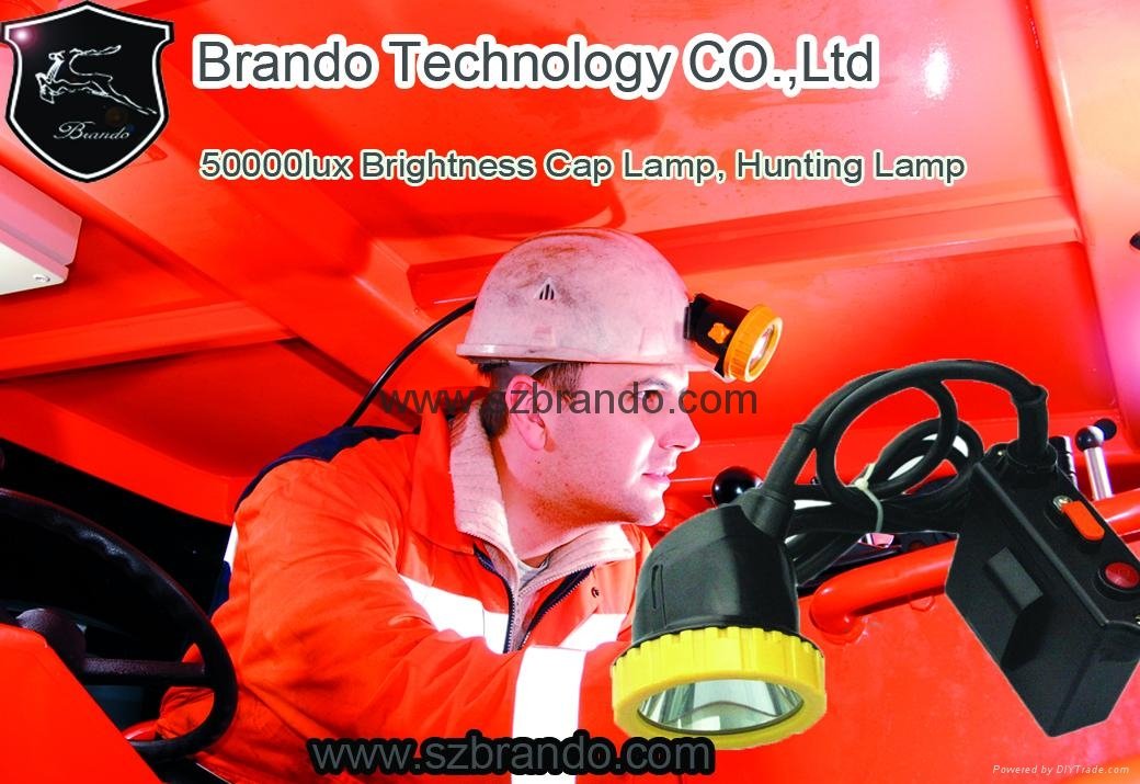 KL11LM A 50000lux Strong brightness safety Hunting lamps ,Opal mining cap lamp 3
