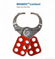 BO-K21/K22 Vinyl Coated Aluminum HASP, Safety HASP lockout